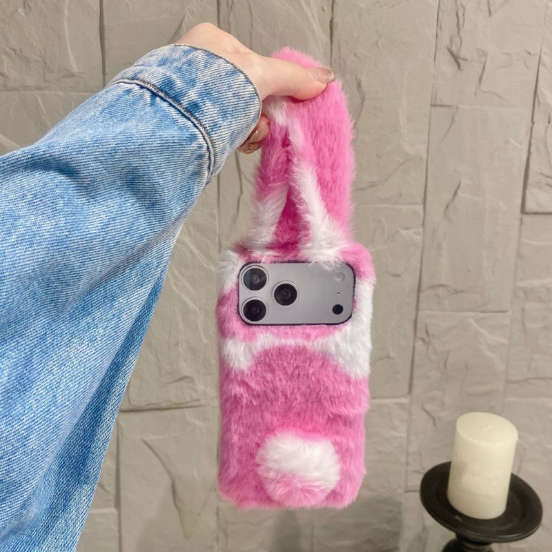 Cute Rabbit Design Fluffy Phon - Phone Cases 13 review and price