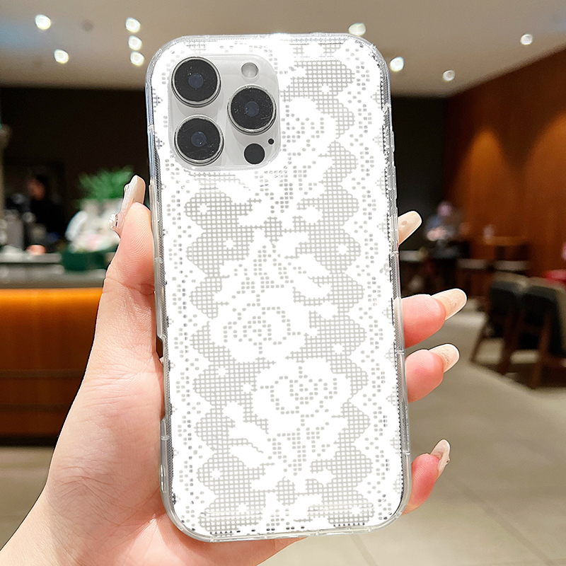 Vogue Pixel Rose Lace Phone Ca - Phone Cases Vogue review and price