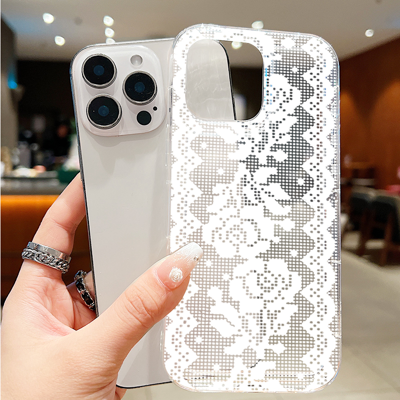 Vogue Pixel Rose Lace Phone Ca - Phone Cases Vogue review and price