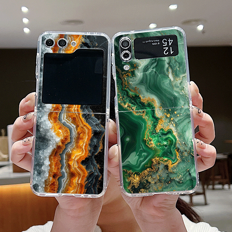 Artistic Colorful Marble Textu - Phone Cases Z Fold 7 review and price
