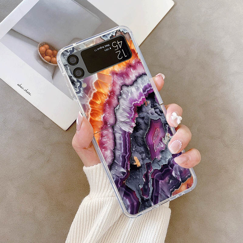 Artistic Colorful Marble Textu - Phone Cases Z Fold 7 review and price