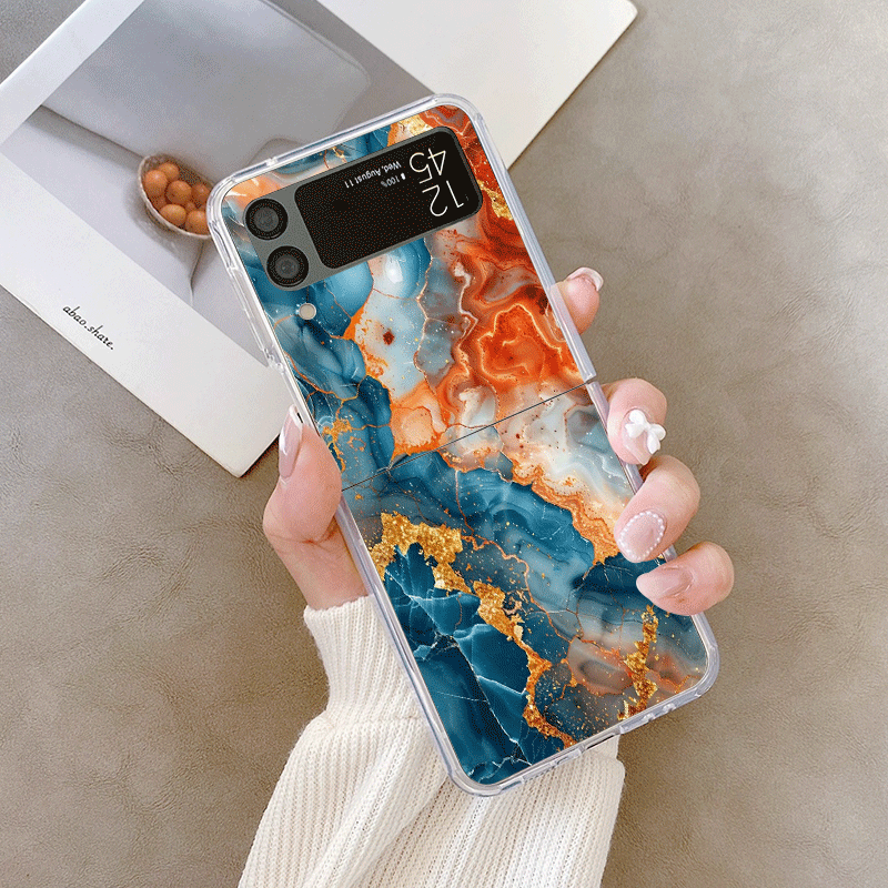 Artistic Colorful Marble Textu - Phone Cases Z Fold 7 review and price